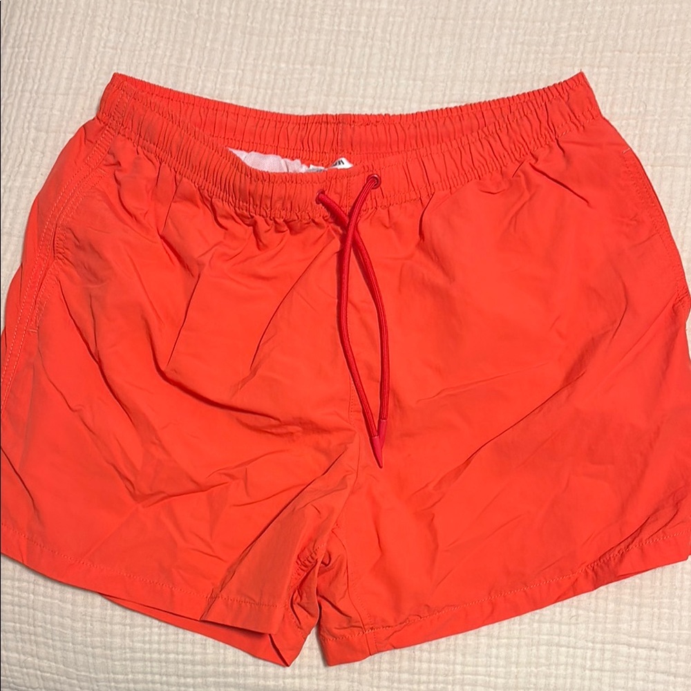 Bright Orange Swim Shorts